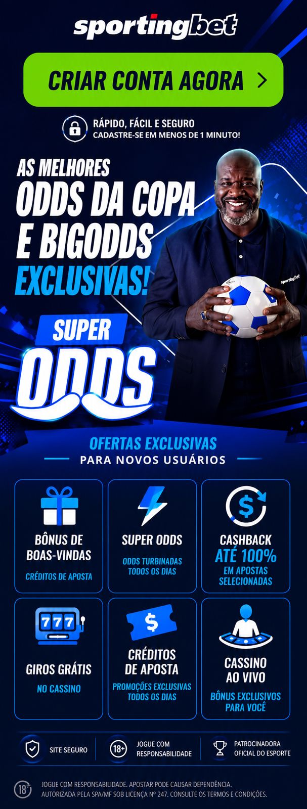 Sportingbet — Crie sua conta